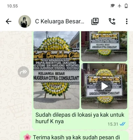 Pengiriman Papan Bunga Duka Jagalan Jebres